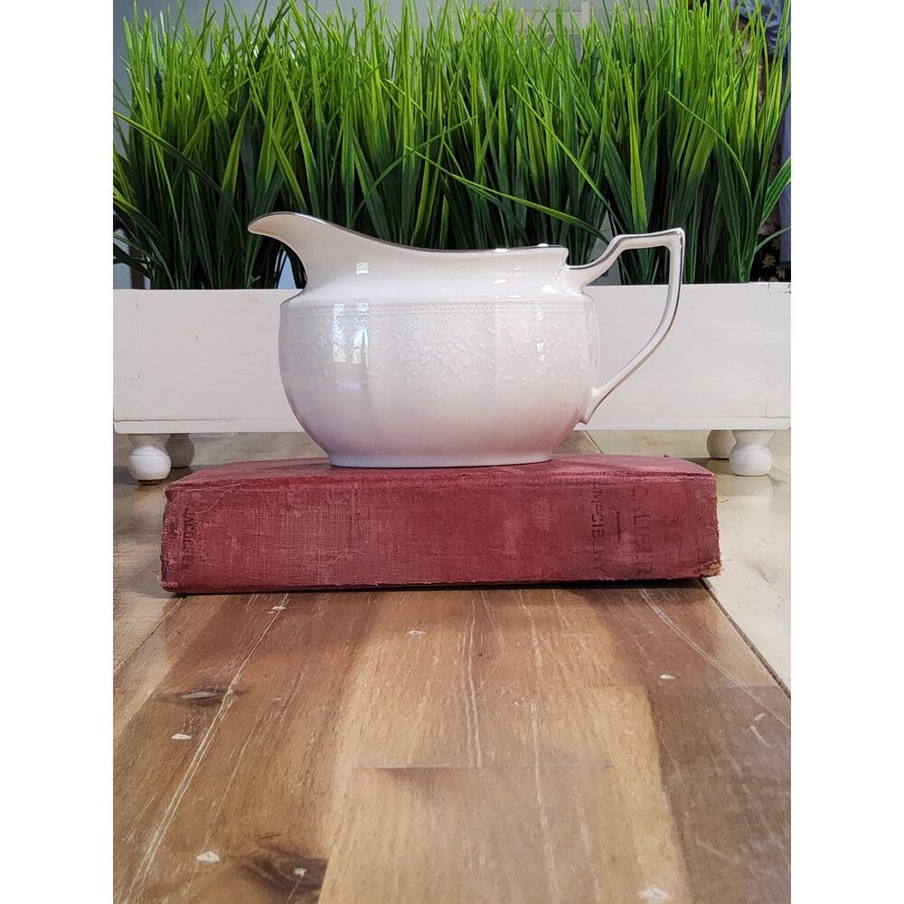 Vintage Noritake Chandon Platinum Sauce Boat
